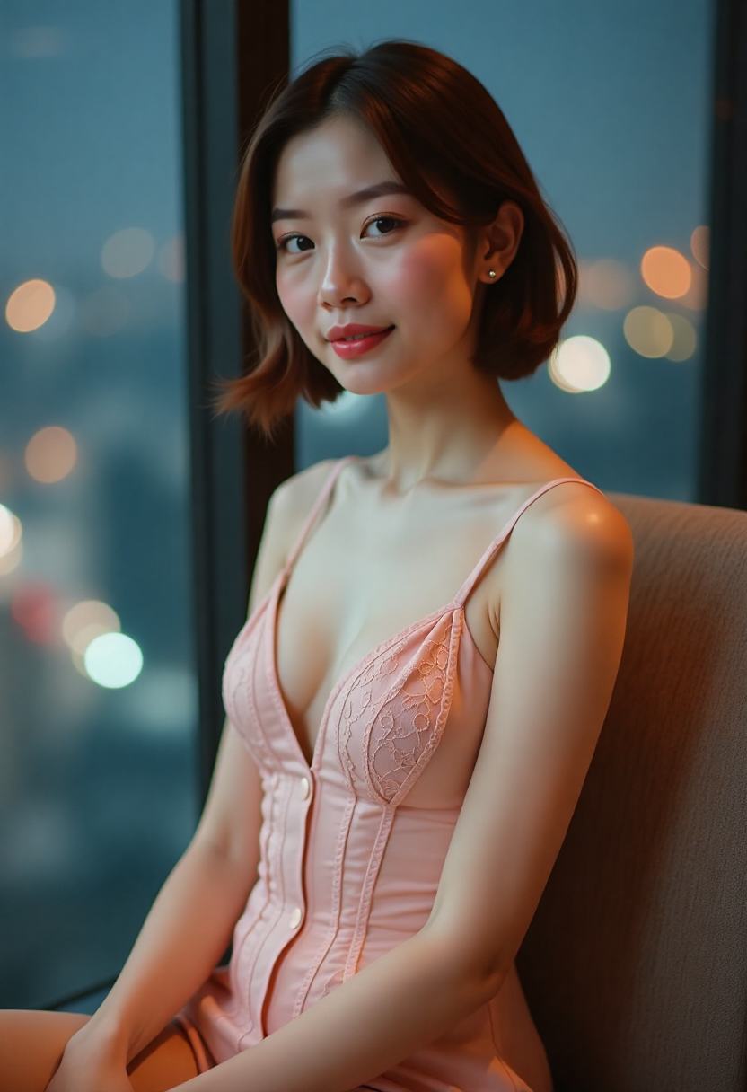 母女雨夜谈心剧照
